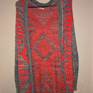 Women’s Grey & Pink Cardigan